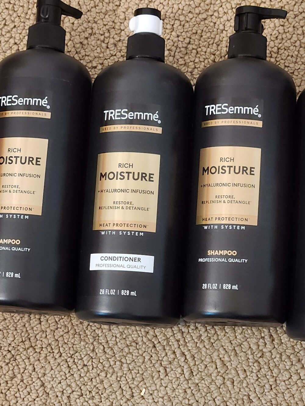 New Sets of Tresemme Rich Moisture Shampoo and Conditioner Sets 28 fl oz
